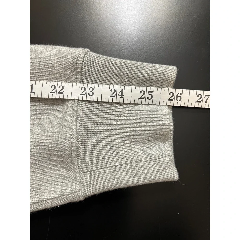 J.Crew Sportswear Mens Medium Gray Reverse Weave Crewneck Sweatshirt Pullover